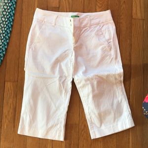 LILLY PULITZER white cropped pants ✨🎀🌸